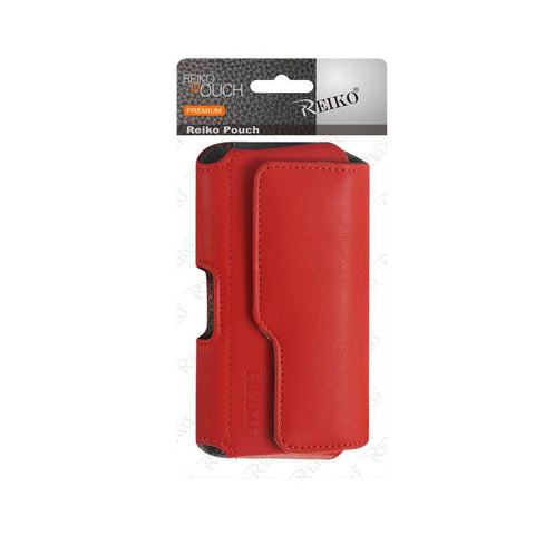 Horizontal Pouch Iphone 5/5s Red (5x2.44x0.47 Inches Slim)