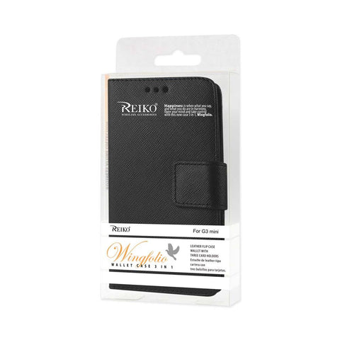 Reiko Lg G3 Mini 3-in-1 Wallet Case In Black