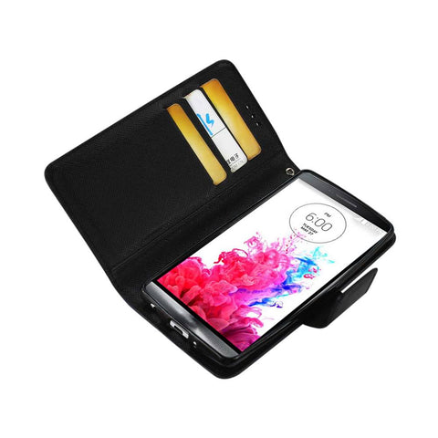 Reiko Lg G3 Mini 3-in-1 Wallet Case In Black