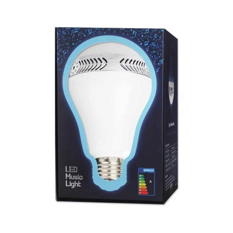 Reiko Universal Light Bulb Bluetooth Spectrum Led Light Speaker In White