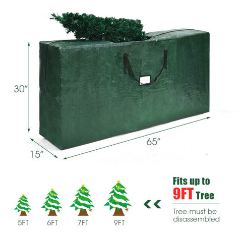 Christmas Tree PE Storage Bag for 9 Feet Artificial Tree