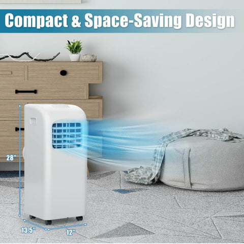 8 000 BTU Portable Air Conditioner with Dehumidifier Function