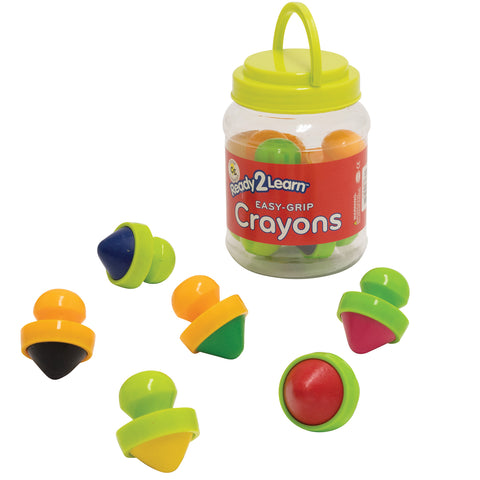 Easy Grip Crayons - 6 Per Set - 2 Sets