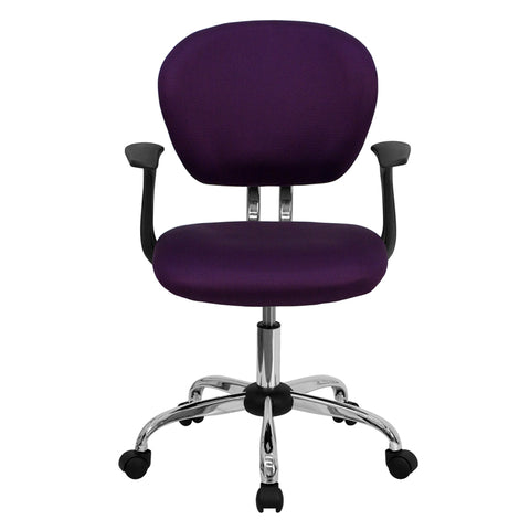 Yellow Mid-Back Task Chair