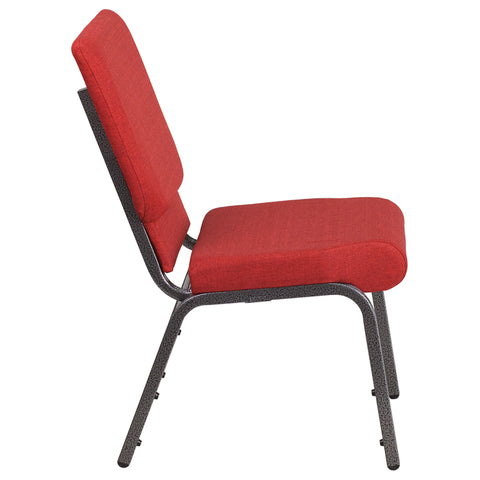 Red Fabric Church Chair