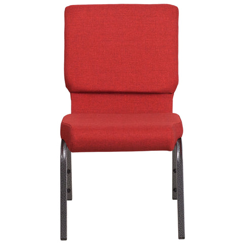 Red Fabric Church Chair