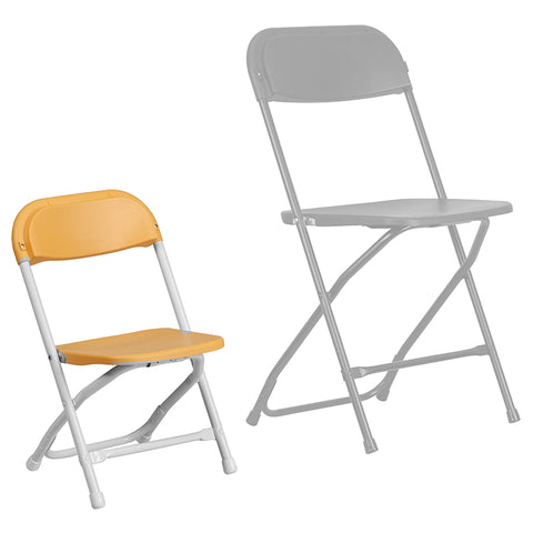 Kids Yellow Folding Chair