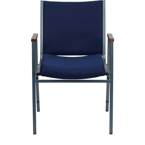 Navy Fabric Stack Armchair