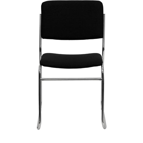 Black Fabric Stack Chair