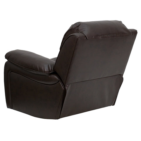 Brown Leather Rocker Recliner