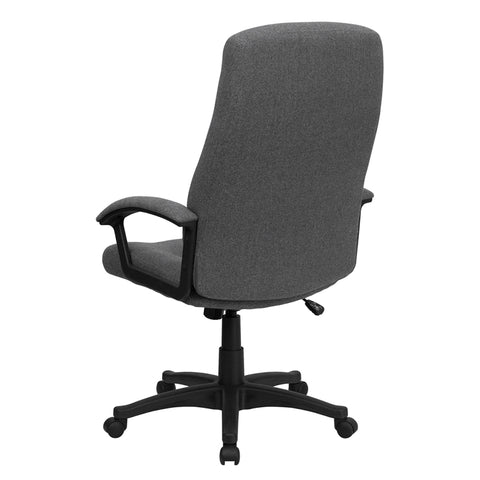 Gray High Back Fabric Chair