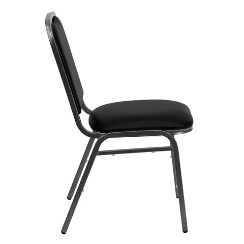 Black Vinyl Banquet Chair