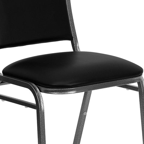 Black Vinyl Banquet Chair