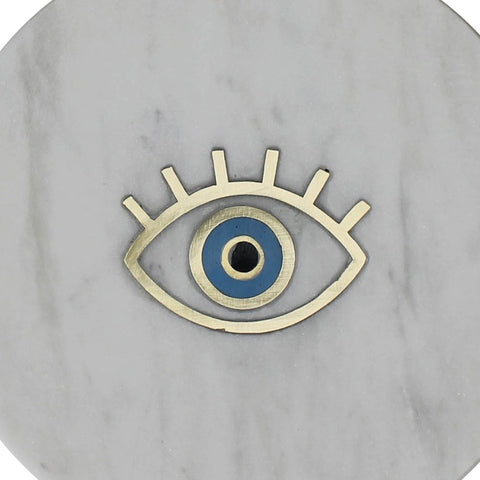 Eye Inlay Marble Serving Tray