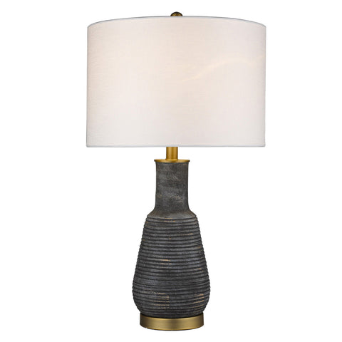 Trend Home 1-Light Brass Table Lamp