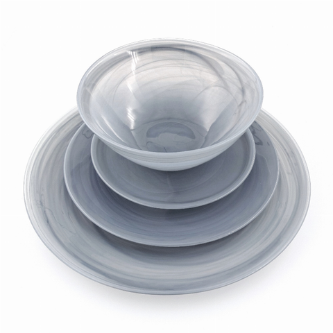 NUAGE Glass Dinnerware Set