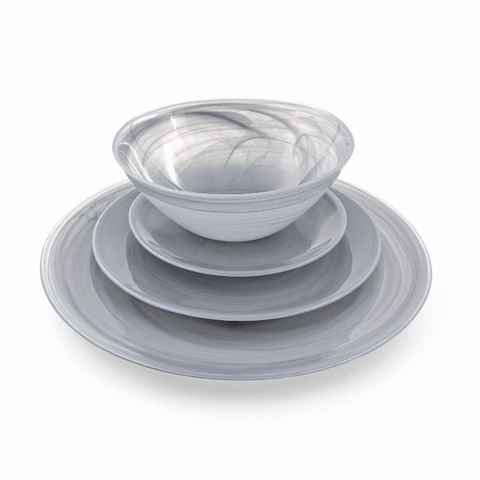 NUAGE Glass Dinnerware Set