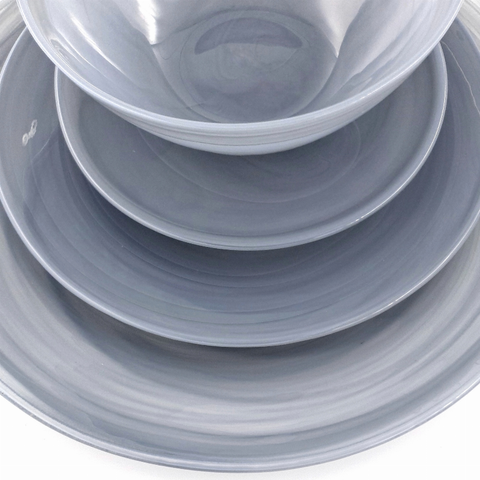 NUAGE Glass Dinnerware Set