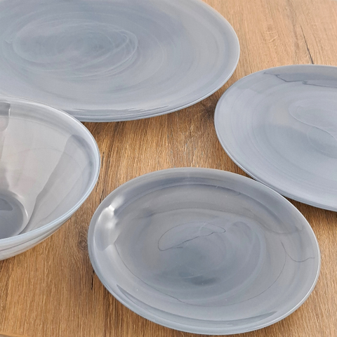 NUAGE Glass Dinnerware Set