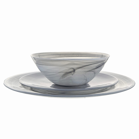 NUAGE Glass Dinnerware Set