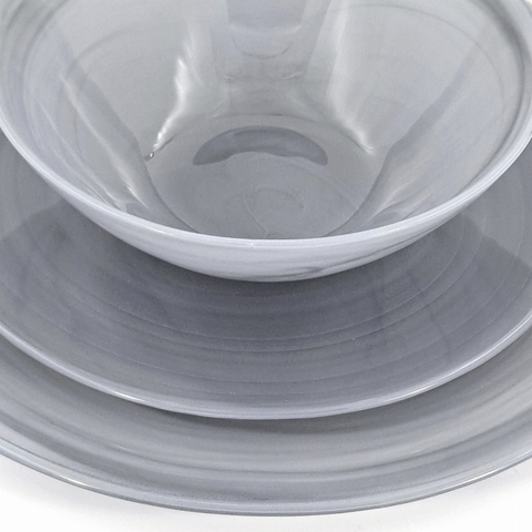 NUAGE Glass Dinnerware Set