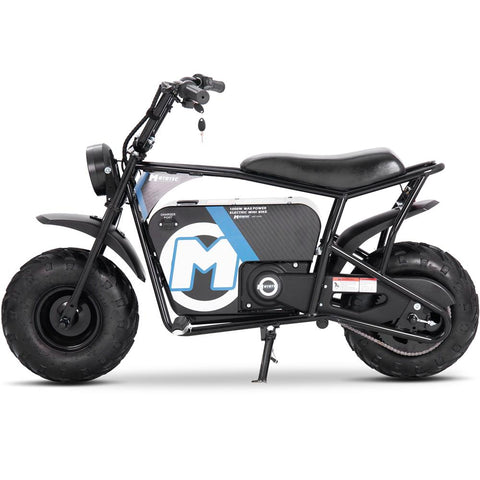 Mototec 48v 1000w Electric Mini Bike Black