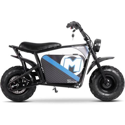 Mototec 48v 1000w Electric Mini Bike Black