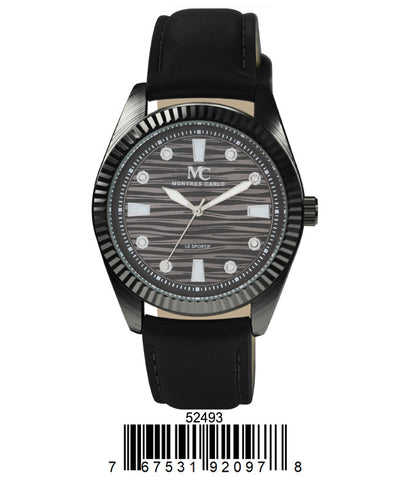 5249 - Vegan Leather Band Watch