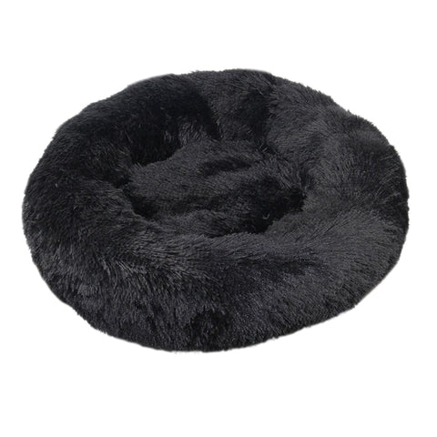 Round Long Plush Dog Beds for Large Dogs Winter Pet Products Cushion Super Soft Fluffy Comfortable Cat Mat Supplies Accessories