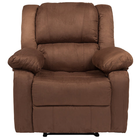 Gray Leather Recliner