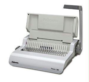 Fellowes 5006801 Pulsar+ Manual Comb Binding Machine With Binding Starter Kit