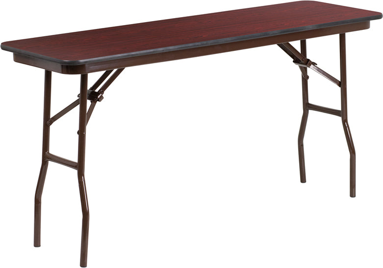 18x60 Mahogany Training Table