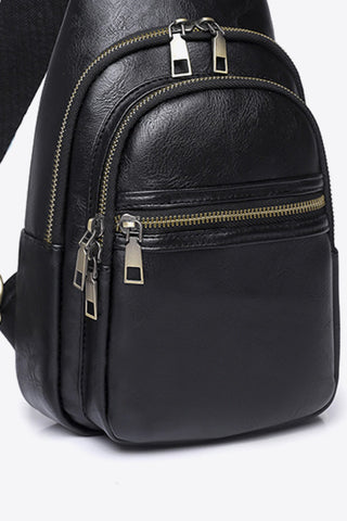 It's Your Time PU Leather Sling Bag