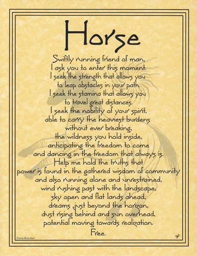 Horse Prayer Poster