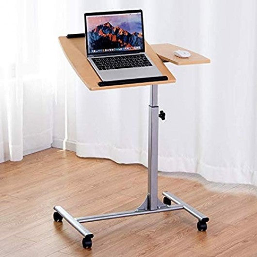 Adjustable Laptop Desk With Stand Holder And Wheels