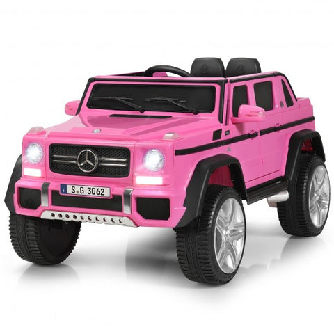 12V Licensed Mercedes-Benz Kids Ride On Car-Pink