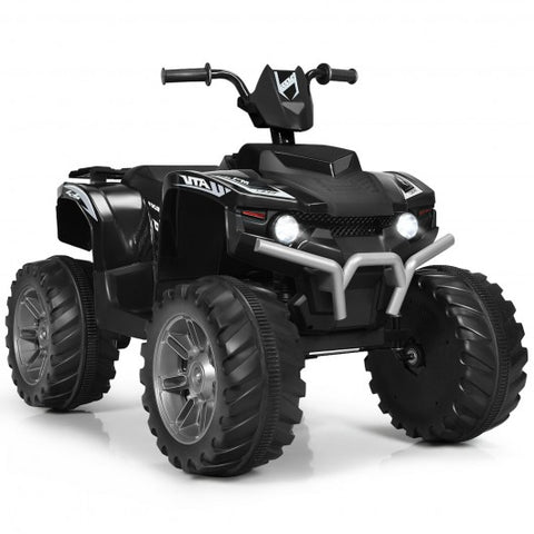 12V Kids 4-Wheeler ATV Quad Ride On Car -Black