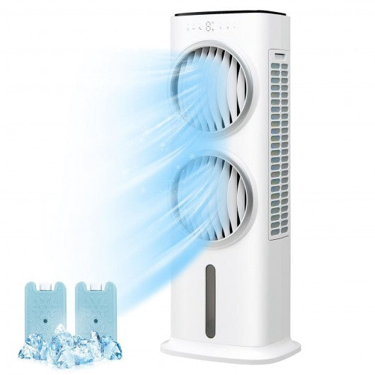 3-in-1 Evaporative Air Cooler with 9H Timer Remote-White