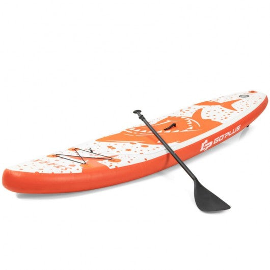 Inflatable Stand Up Paddle Board with Backpack Aluminum Paddle Pump-L