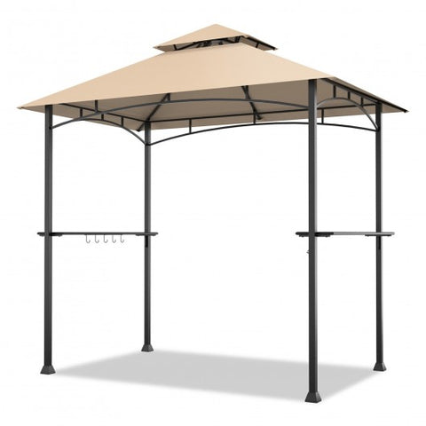 8 x 5 Feet 2-Tier BBQ Grill Gazebo Barbecue Canopy