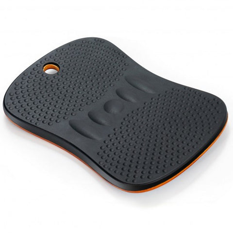 Portable Anti-Fatigue Balance Board with Raised Massage Points for Office-Black