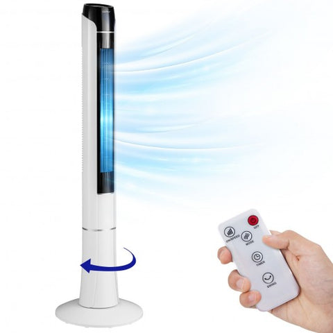 Portable 48 Inches Tower Fan with Remote Control-White