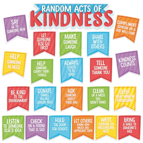 A Teachable Town Random Acts of Kindness Mini Bulletin Board Set