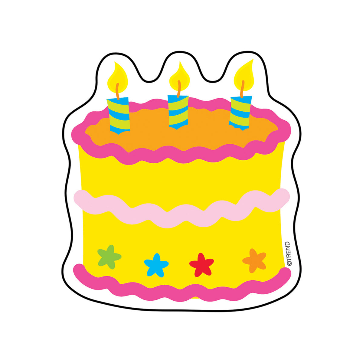 Birthday Cake Mini Accents, 36 ct