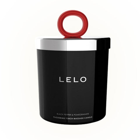 LELO Flickering Touch Massage Candle - Black Pepper &amp; Pomegranate