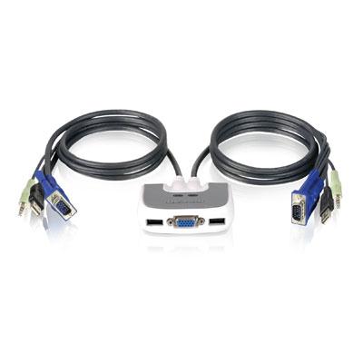 2 Port Compact USB KVM Switch