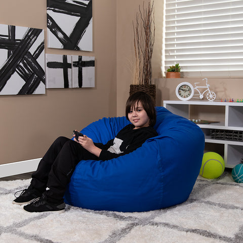 Royal Blue Bean Bag Chair