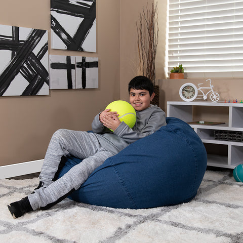 Royal Blue Bean Bag Chair