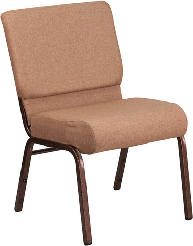 Crimson Fabric Church Chair