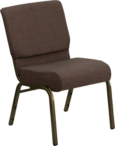 Crimson Fabric Church Chair